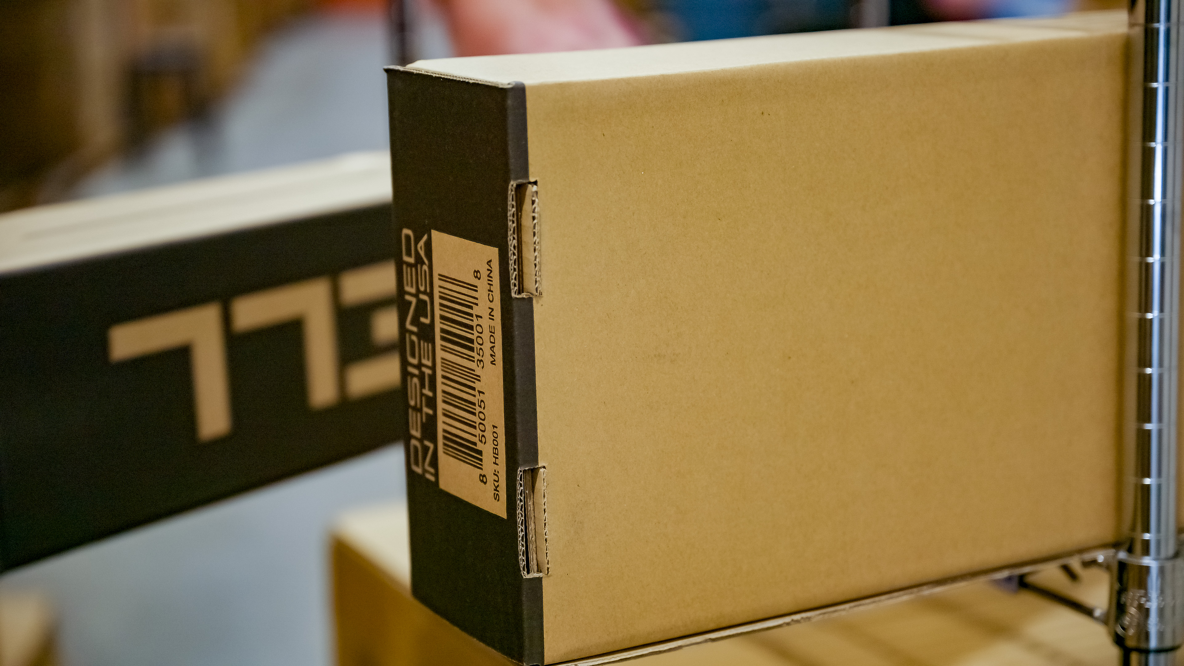 Retail-ready branded packaging on the shelf