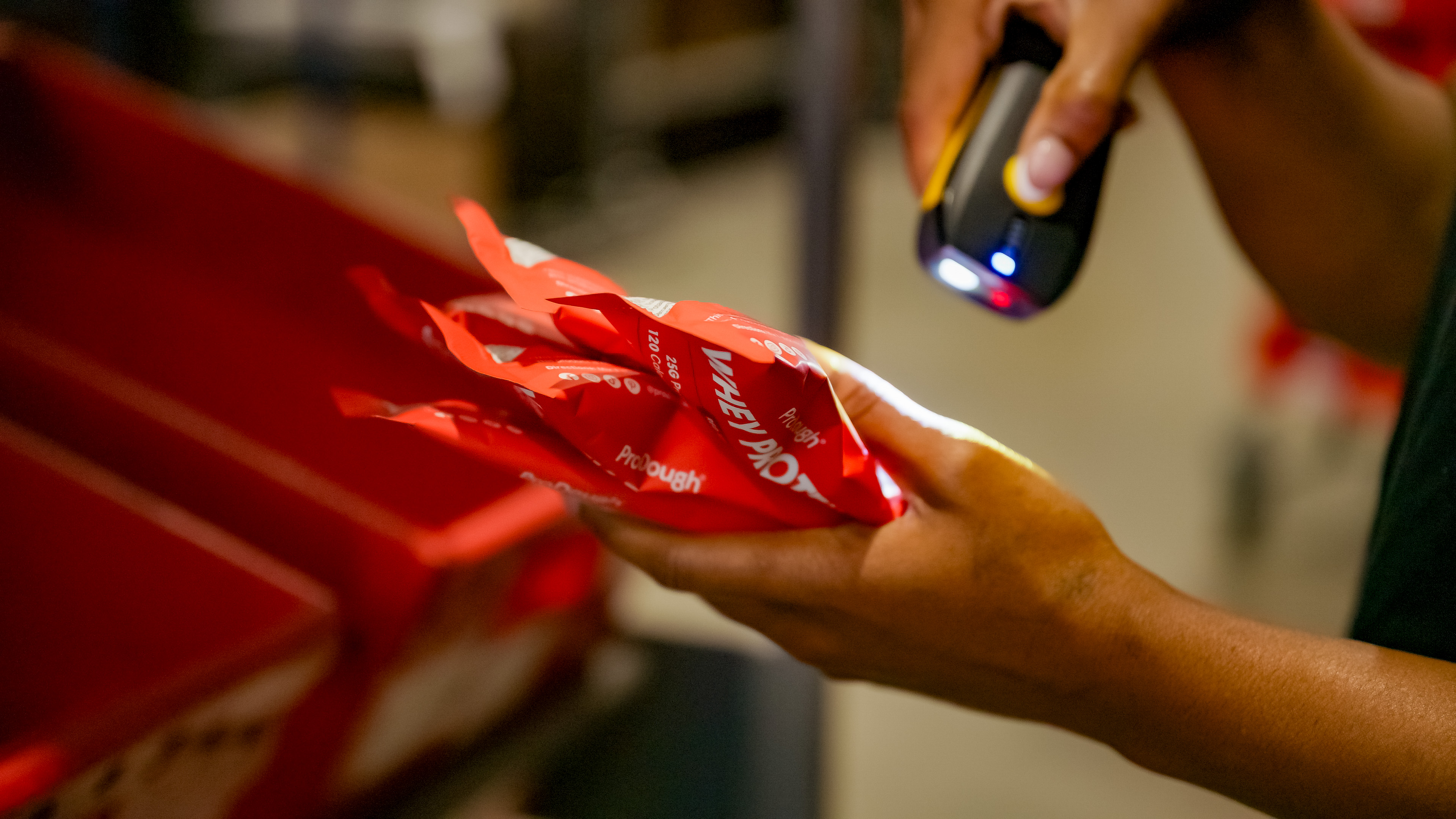 Scanning a product before it ships